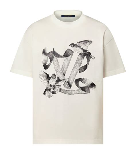 tee shirt blanc louis vuitton|Louis Vuitton t shirt men's.